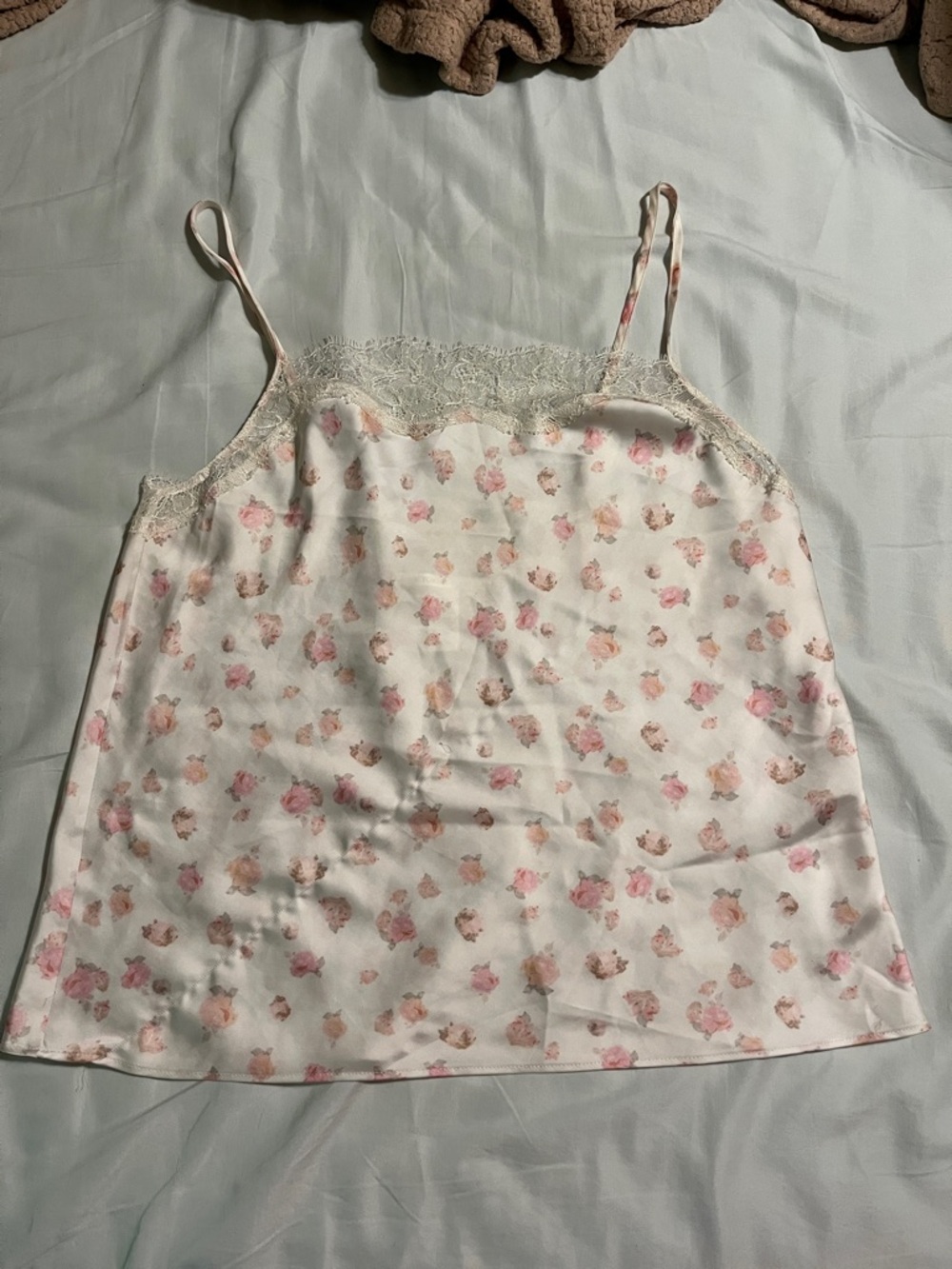 Victoria’s Secret Lacy Floral Tank Top - Size M